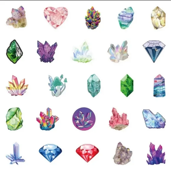 Crystal Stickers - Assorted 50 Pack - Picture 8 of 11